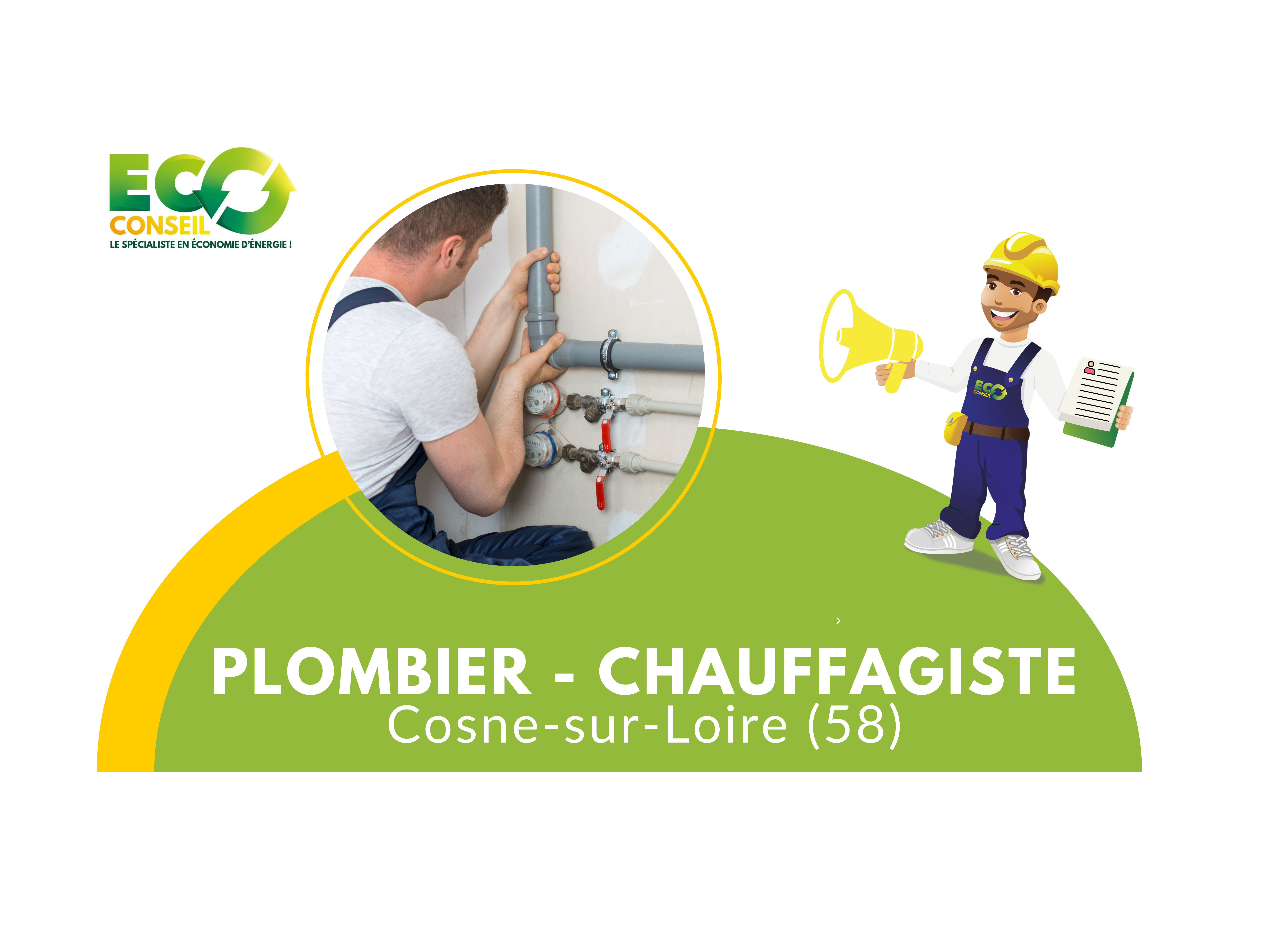 PLOMBIER(e) CHAUFFAGISTE H/F – Cosne-sur-Loire (58)